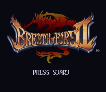 Breath of Fire II (USA) (Beta) screen shot title